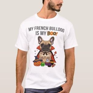 Französische Bulldogge Halloween-Kostüm  Meine Fra T-Shirt
