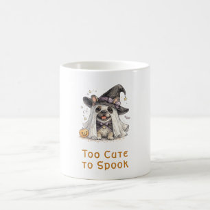 Französische Bulldogge Halloween Süße Hexe Kaffeetasse