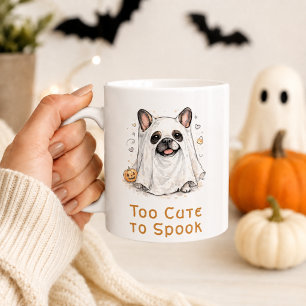 Französische Bulldogge Halloween Süßer Geist Kaffeetasse