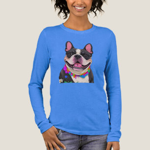 Französische Bulldogge Halstuch French Bulldog Tri-Blend Shirt