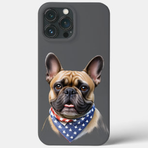 Französische Bulldogge Halstuch Labor Day Bulldog Case-Mate iPhone Hülle