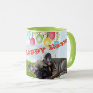 Französische Bulldogge Happy Easter French Bulldog Tasse