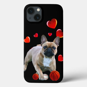 Französische Bulldogge Happy new Year Herz Case-Mate iPhone Hülle