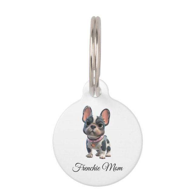 Französische Bulldogge Haustiermarke (Vorderseite)