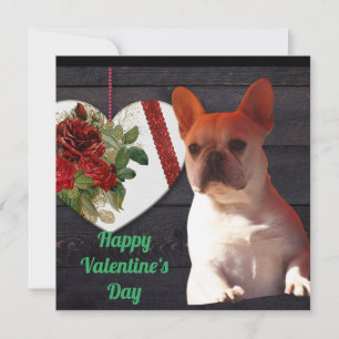 Französische Bulldogge Herz French Bulldog Einladung