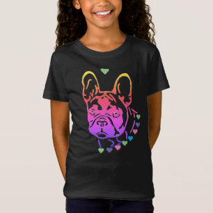 Französische Bulldogge Herzhalsband French Bulldog T-Shirt