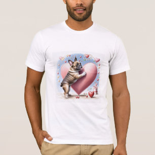 Französische Bulldogge Herzsprung French Bulldog T-Shirt
