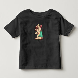 Französische Bulldogge Hund ich liebe Mama Tattoo Kleinkind T-shirt