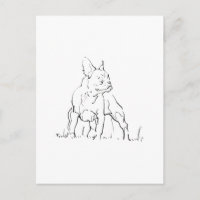 Französische Bulldogge Hund Illustration - Hunde-M
