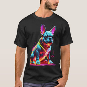Französische Bulldogge Hund T-Shirt – "Couch Hog