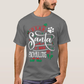 Französische Bulldogge Hund Weihnachten Hunderasse T-Shirt