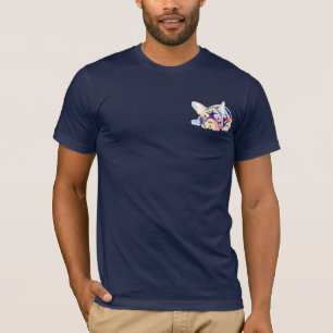 Französische Bulldogge in Farben T-Shirt