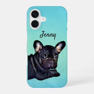 Französische Bulldogge iPhone 16 Hülle