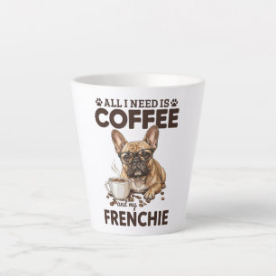 Französische Bulldogge Kaffee Frenchie Hund Milchtasse