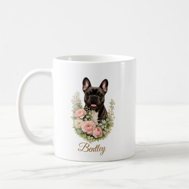 Französische Bulldogge Kaffeetasse (Links)