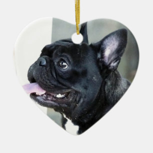 Französische Bulldogge Keramikornament