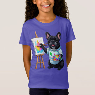 Französische Bulldogge Künstler French Bulldog T-Shirt