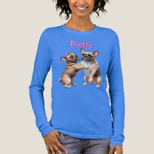Französische Bulldogge Liebe Französische Bulldog Tri-Blend Shirt