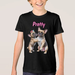Französische Bulldogge Liebe Französische Bulldog Tri-Blend Shirt