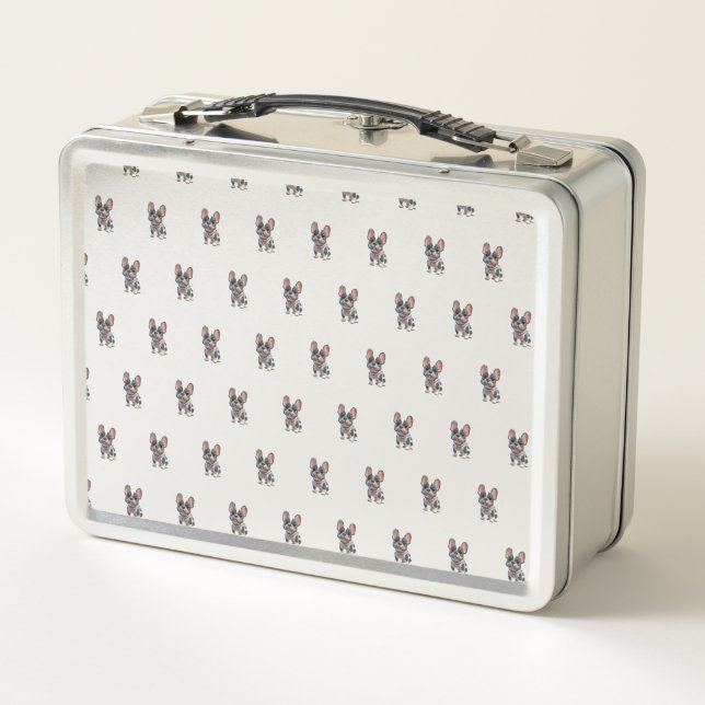 Französische Bulldogge Lunch Box (Rückseite)