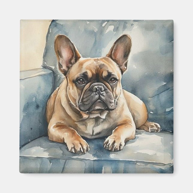 Französische Bulldogge Magnet (Vorne)