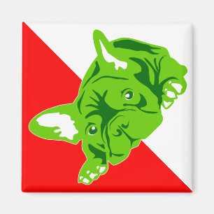Französische Bulldogge Magnet