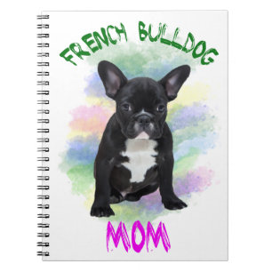 Französische Bulldogge Mama Wasserfarbe Ölmalerei Notizblock
