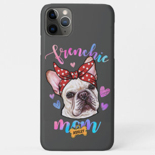 Französische Bulldogge Mama Watercolor Hund Mama G Case-Mate iPhone Hülle