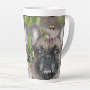 Französische Bulldogge mit Biene French Bulldog Milchtasse