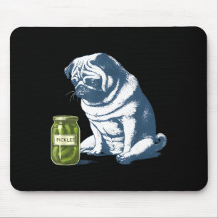 Französische Bulldogge mit Einmachglas lustiges Me Mousepad