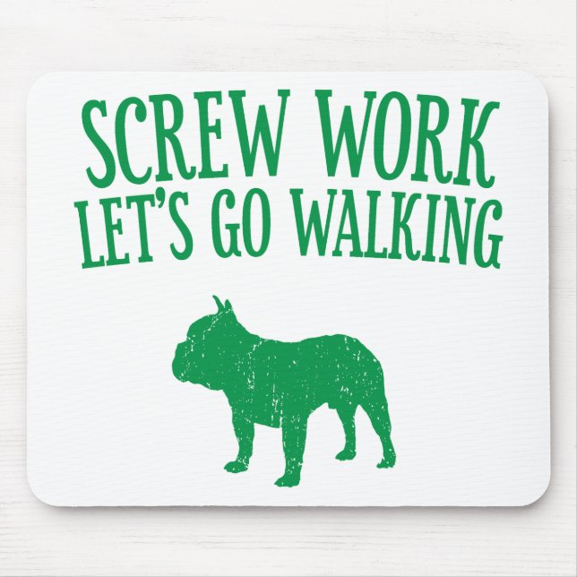 Französische Bulldogge Mousepad (Vorne)