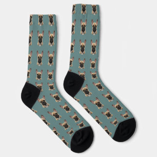 Französische Bulldogge Muster Socken