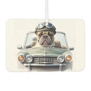 Französische Bulldogge Oldtimer Bulldog Vatertag Autolufterfrischer