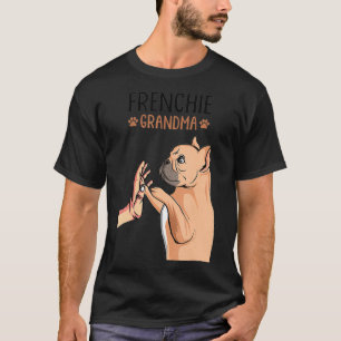Französische Bulldogge Oma Frenchie Hundebesitzeri T-Shirt