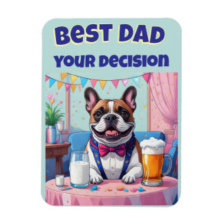 Französische Bulldogge Papa Vatertag Magnet
