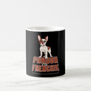 Französische Bulldogge Pardon My Frenchie Vintage Kaffeetasse