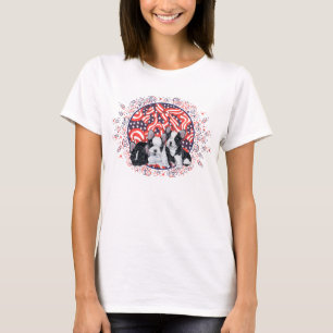 Französische Bulldogge patriotische Feier T-Shirt