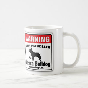 Französische Bulldogge patrouillierte Kaffee-Tass Kaffeetasse
