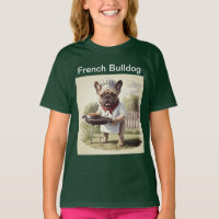 Französische Bulldogge Pizza Vatertag
