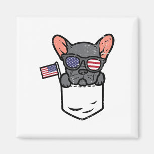 Französische Bulldogge Pocket Frenchie Amerikanisc Magnet