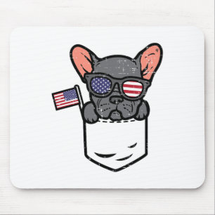 Französische Bulldogge Pocket Frenchie Amerikanisc Mousepad