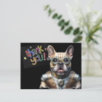 Französische Bulldogge Roboter Vatertag