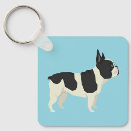 Französische Bulldogge Schlüsselanhänger