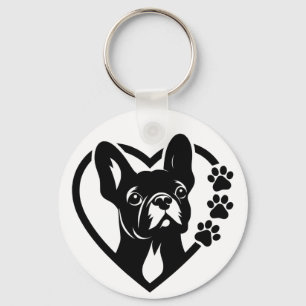 Französische Bulldogge Schlüsselanhänger