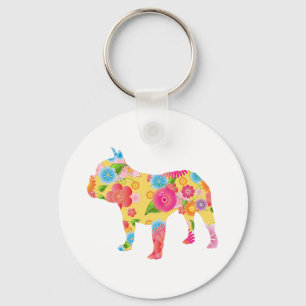 Französische Bulldogge Schlüsselanhänger