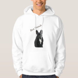 Französische Bulldogge schwarz French Bulldog Hoodie