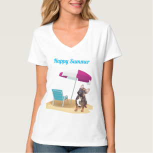 Französische Bulldogge Sonnenschirm French Bulldog T-Shirt