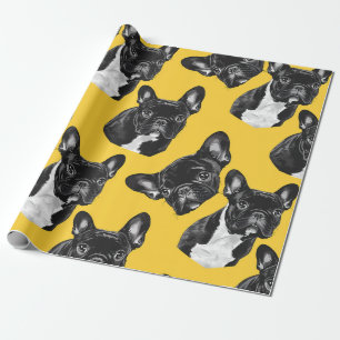 Französische Bulldogge Spaß-Geschenkpapier Geschenkpapier