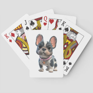 Französische Bulldogge Spielkarten