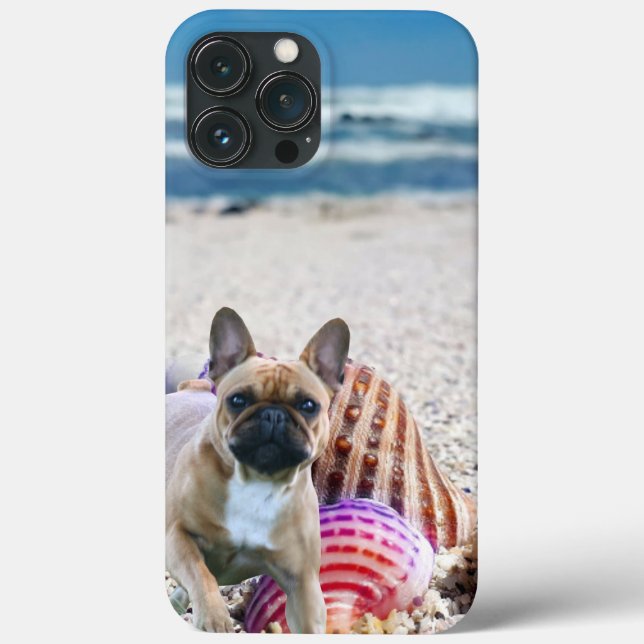 Französische Bulldogge Stand IPhone Pro Max Hülle (Rückseite)